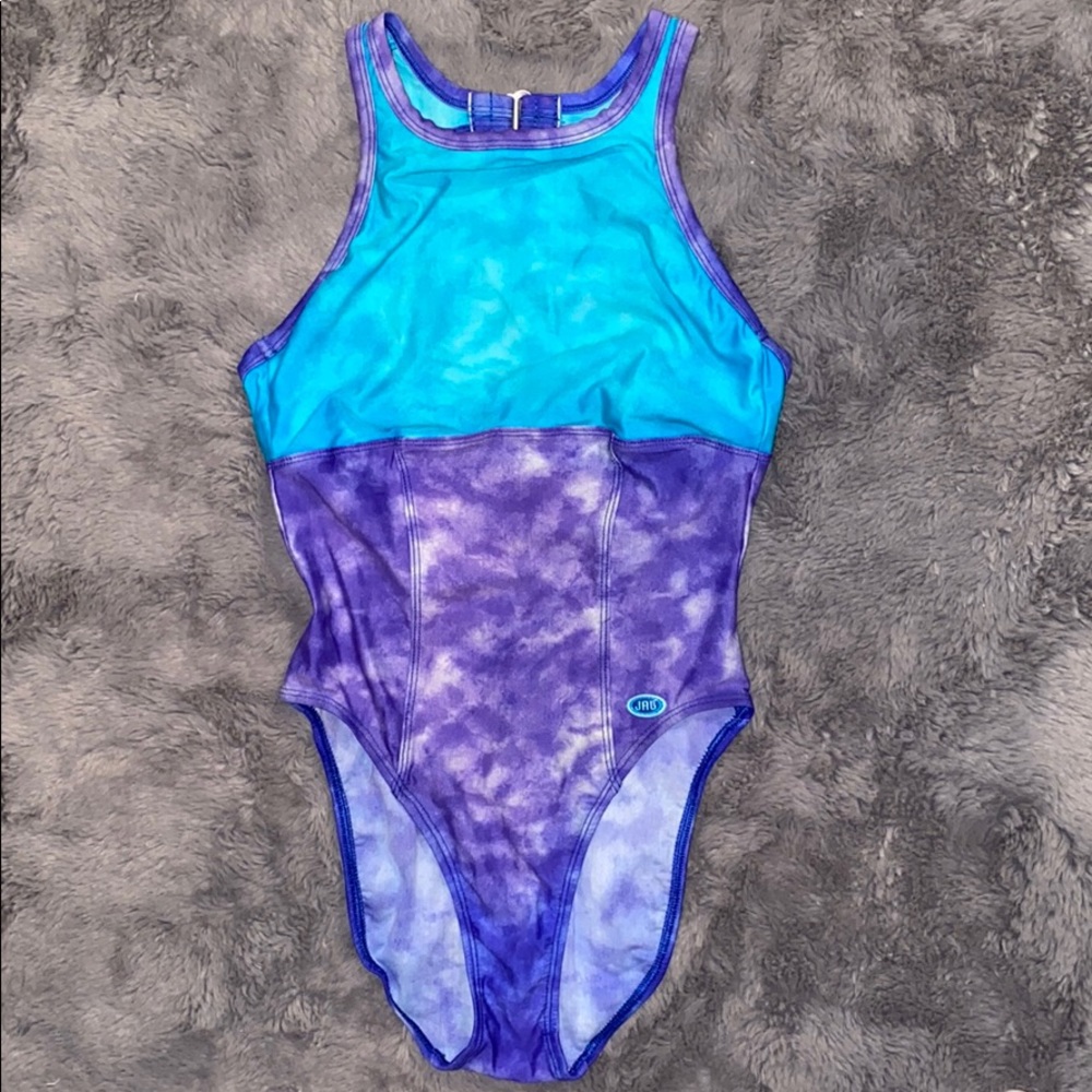 **SOLD** Vintage ‘Jag’ tie dye one piece swimsuit